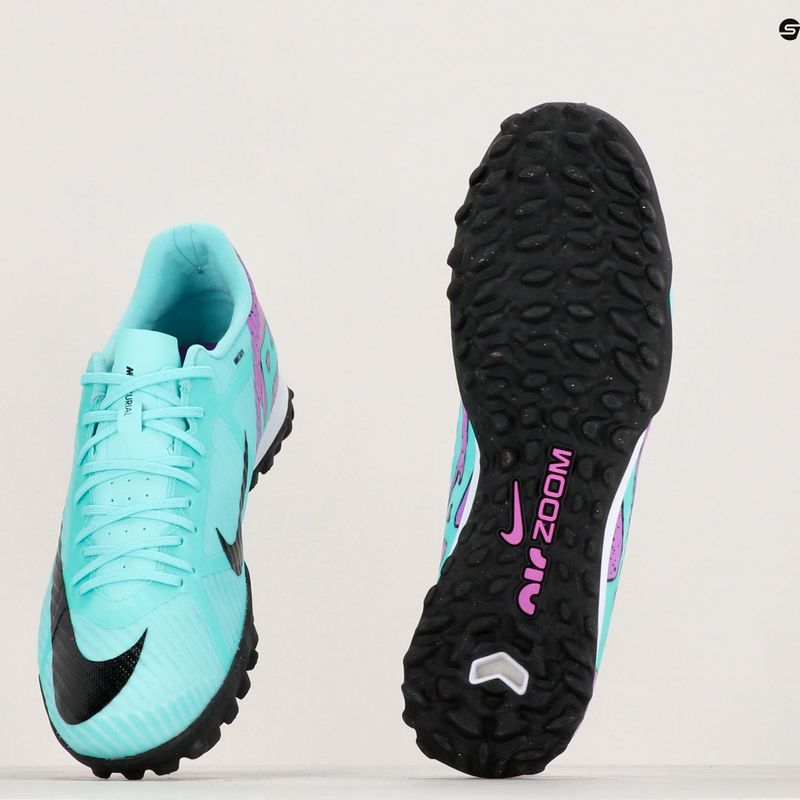 Männer Fußballschuhe Nike Mercurial Vapor 15 Academy TF hyper türkis/schwarz/weiß/fuchsia Traum 8