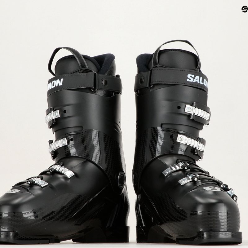 Salomon Select Wide Cruise 70 Herren Skischuhe schwarz/beluga/säuregrün 9