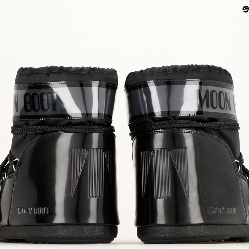 Moon Boot Icon Low Glance Damen Schneestiefel schwarz 9