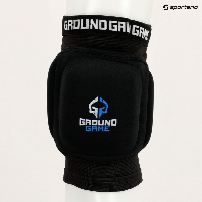 Ground Game Muay Thai Knockout Knieschützer schwarz MTKNEEPADM 5