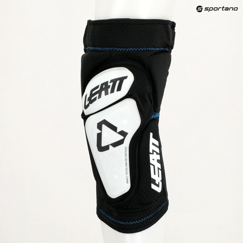Leatt 3DF 6.0 Knieprotektoren schwarz und weiß 5018400490 5