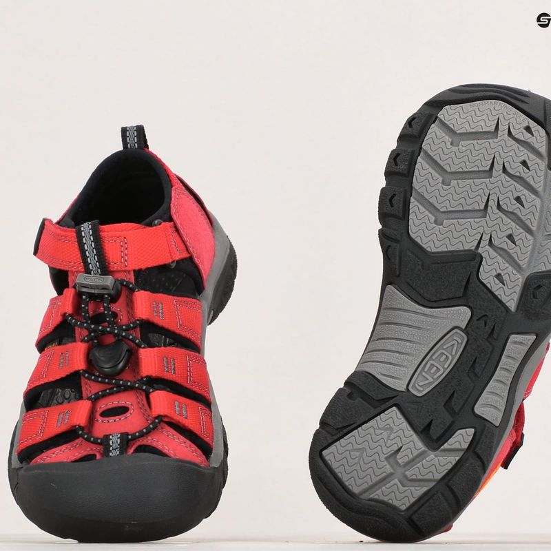 KEEN Newport H2 ribbon rot/gargoyle Kinder-Trekking-Sandalen 16