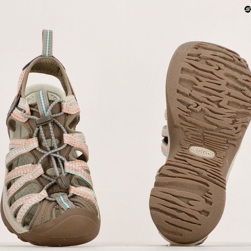 KEEN Whisper traupe/coral Damen Trekking Sandalen 14