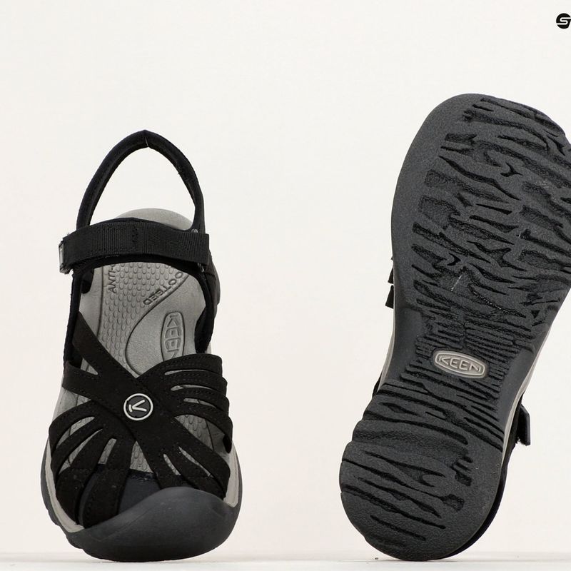 Damen-Trekking-Sandalen KEEN Rose schwarz/neutral grau 15