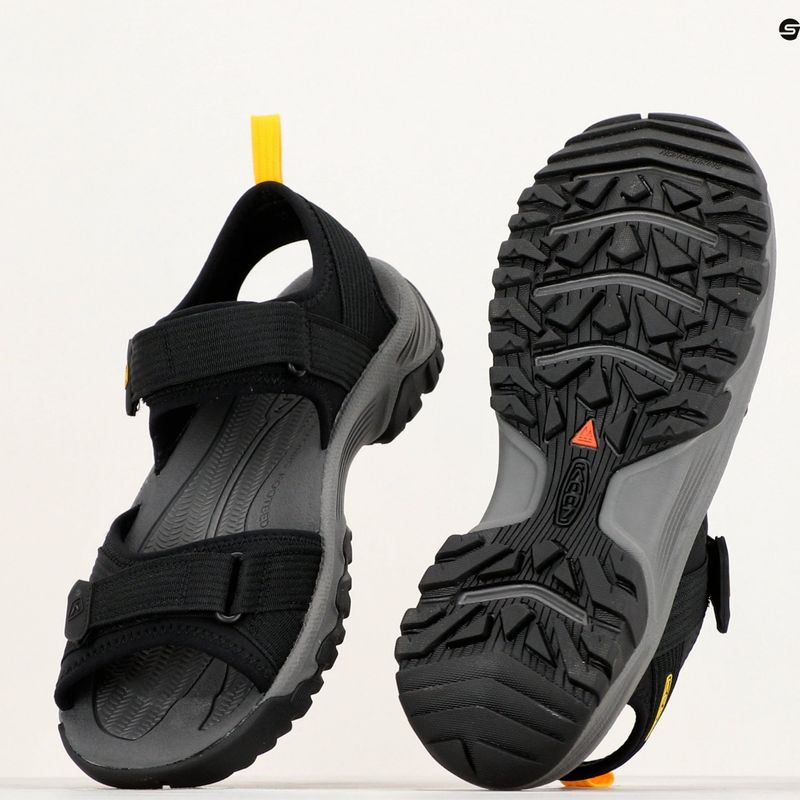 Trekkingsandalen Herren Keen Targhee III Open Toe H2 schwarz 124865 14