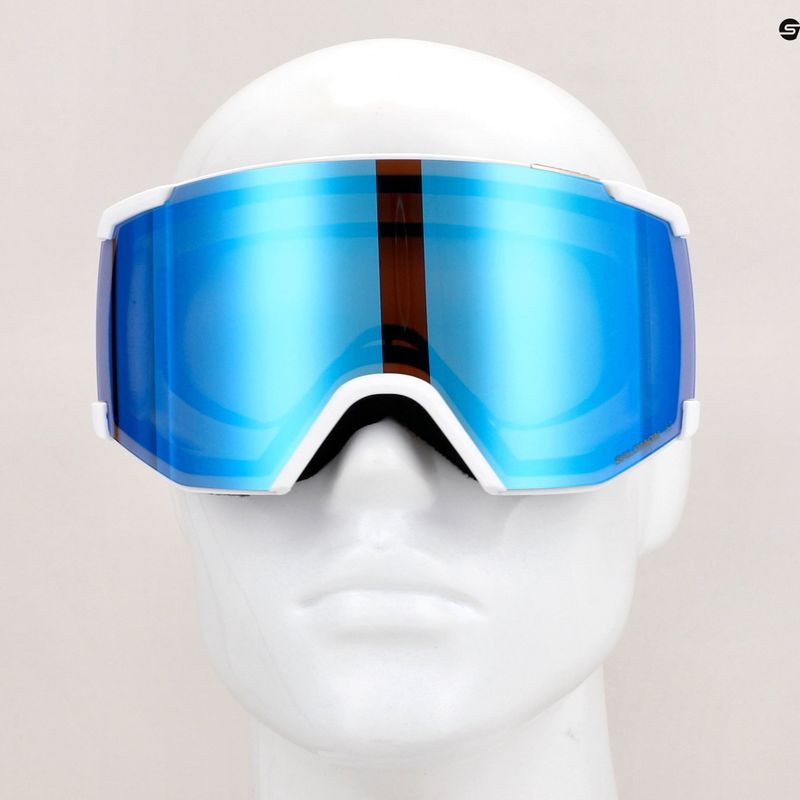 Salomon S/View Skibrille weiß/mittelblau 3
