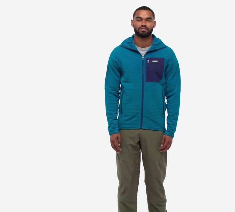 Patagonia R2 TechFace Hoody Herren Softshelljacke belay blau 12
