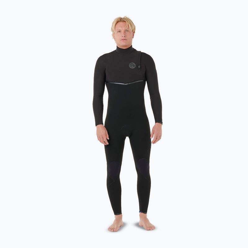 Neoprenanzug Herren Rip Curl E-Bomb 4/3 mm Zip Free black