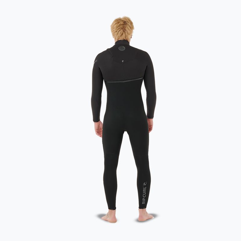 Neoprenanzug Herren Rip Curl E-Bomb 4/3 mm Zip Free black 2