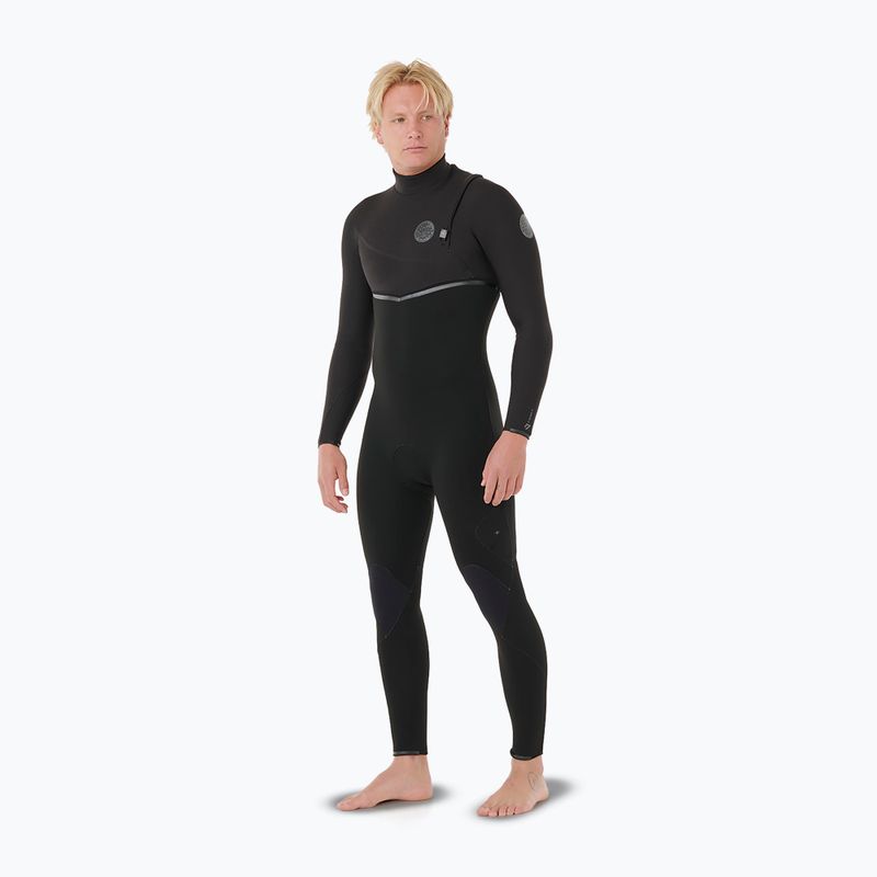Neoprenanzug Herren Rip Curl E-Bomb 4/3 mm Zip Free black 3