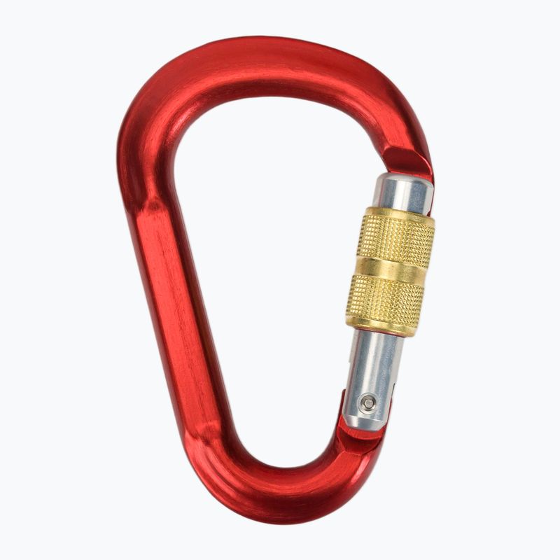 Karabiner STUBAI Hms Pro Easylock rot