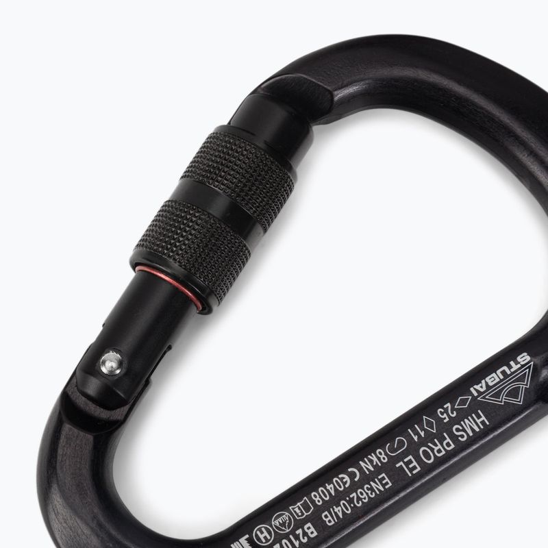 Karabiner STUBAI Hms Pro Easylock schwarz 977742 3