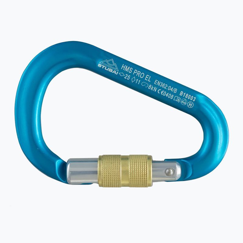 Karabiner Stubai Hms Pro Easylock blau 4