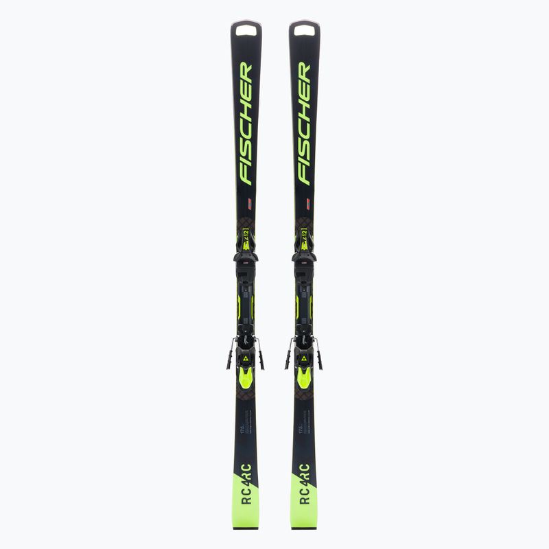 Herren Abfahrtsski Fischer RC4 WC RC MT schwarz + RC4 Z12 PR P06020