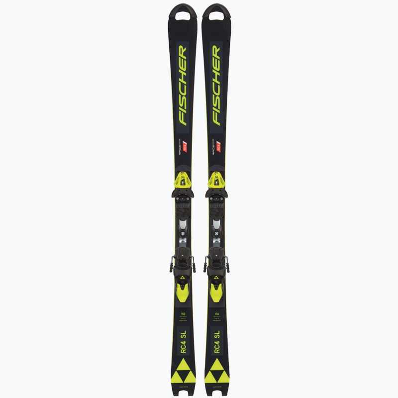 Ski Kinder Fischer RC4 Worldcup Sl Jr. M/O-Plate + RC4 Z9 GW AC schwarz A1122 T82 10