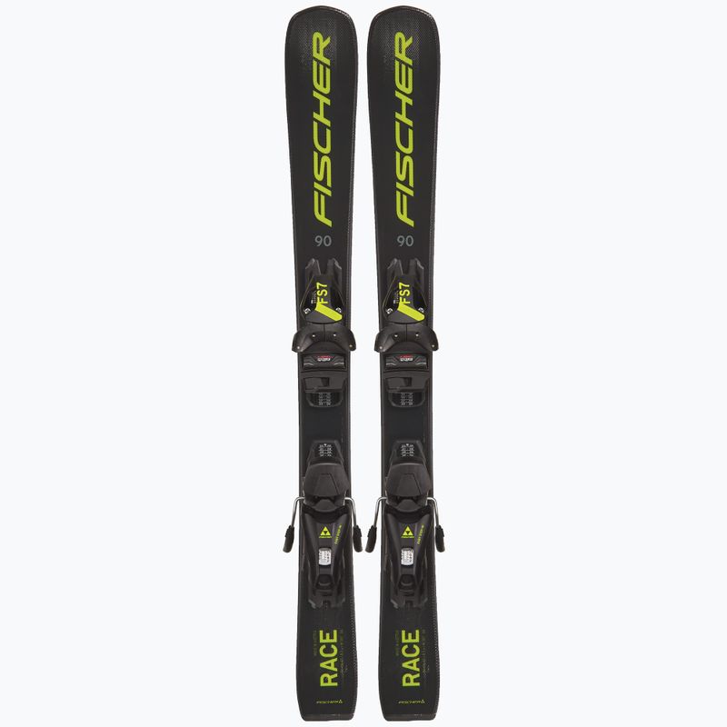 Ski Kinder Fischer RC4 Race Jr Jrs + FS7 CA Jrs schwarz A19522 T8222 10