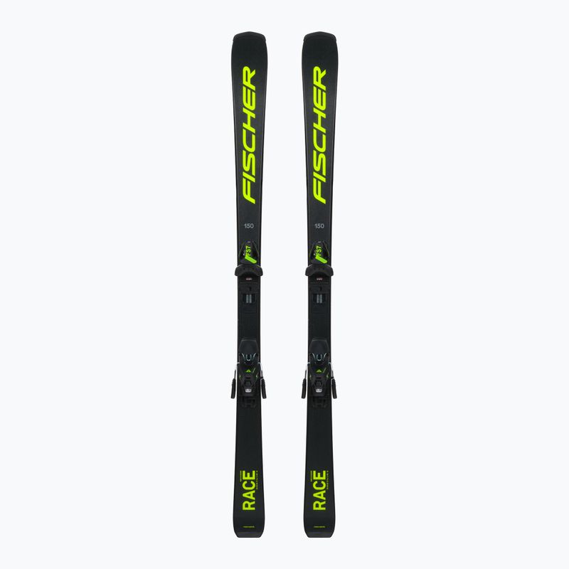 Ski Kinder Fischer RC4 Race Jr Jrs + FS7 CA Jrs schwarz A19522 T8222