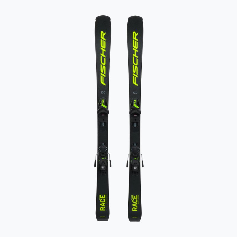 Ski Kinder Fischer RC4 Race Jr Jrs + FS4 CA Jrs schwarz A19522 T8622