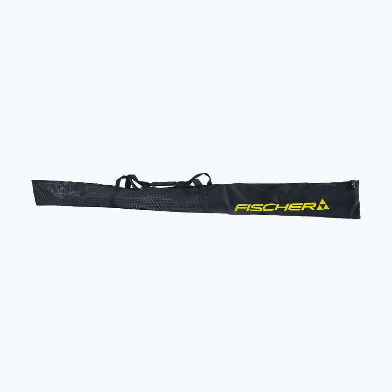 Fischer Skicase Eco Xc 3 Pair schwarz/gelb Langlauftasche