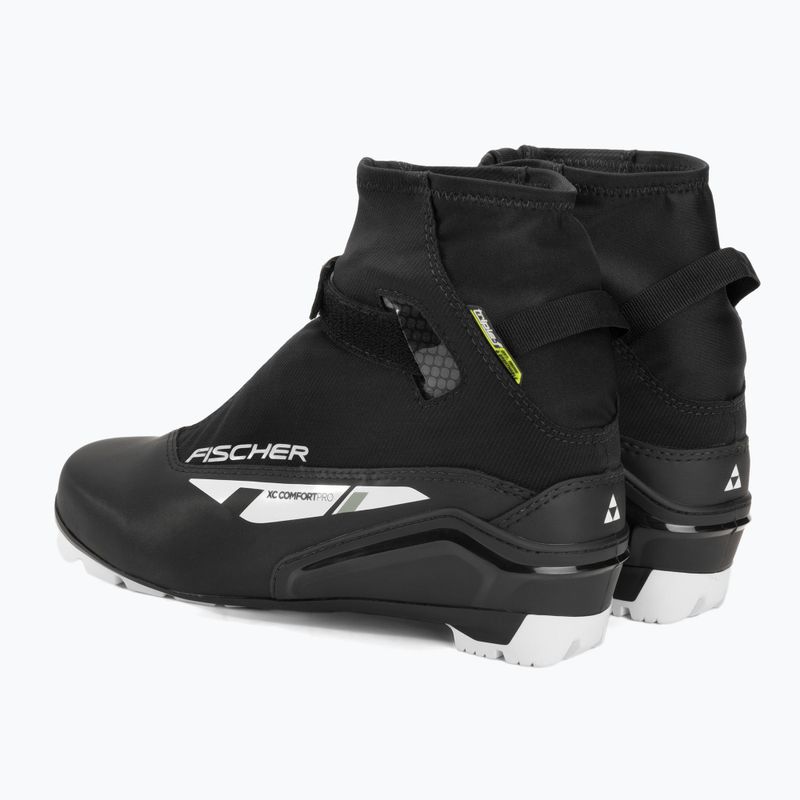 Fischer XC Comfort Pro schwarz/weiss/gelb Langlauf-Skischuhe 3