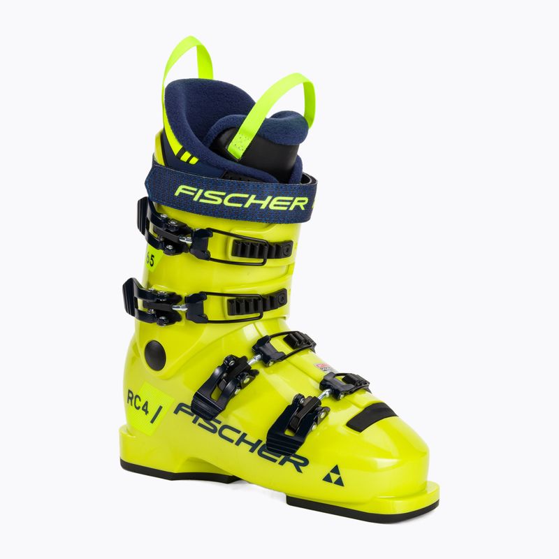 Kinderskischuhe Fischer RC4 65 JR gelb/gelb