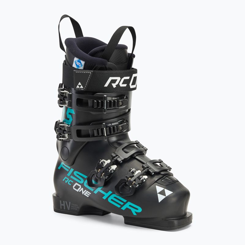 Damen Skischuhe Fischer RC One 8.5 Celeste schwarz/schwarz