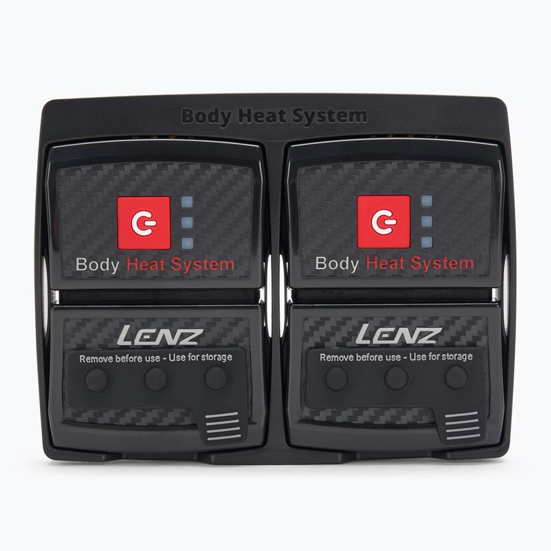 Batterien für beheizbare Socken Lenz Heat Pack 2.0 (USB) 2 Stk. black/ red 2
