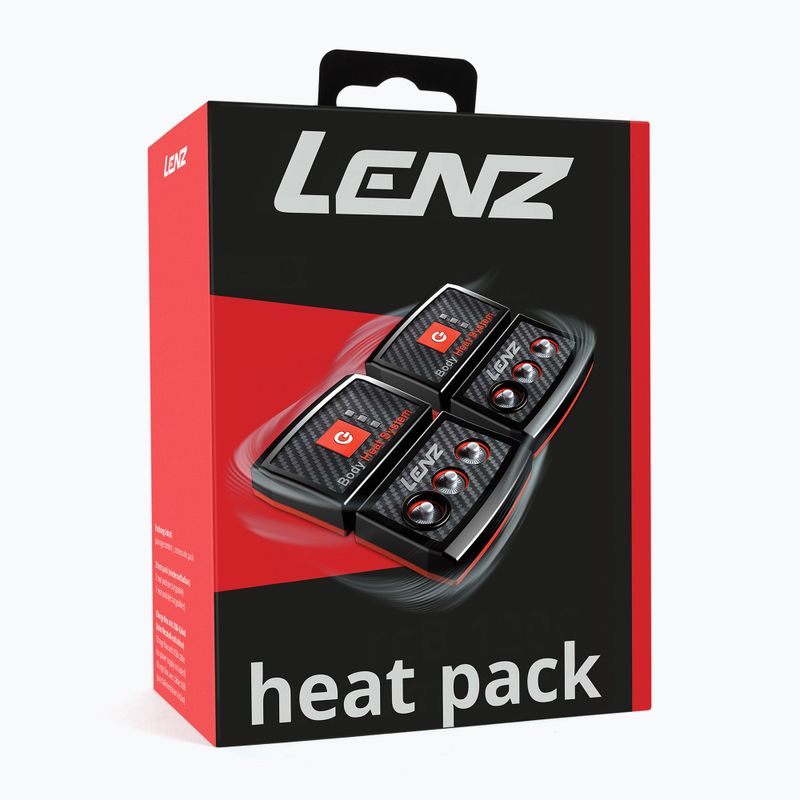 Batterien für beheizbare Socken Lenz Heat Pack 2.0 (USB) 2 Stk. black/ red 14