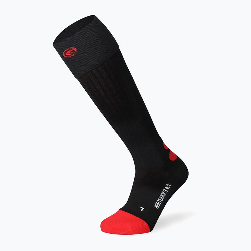 Beheizbare Skisocken Lenz Heat Sock 4.1 Toe Cap schwarz 165 5