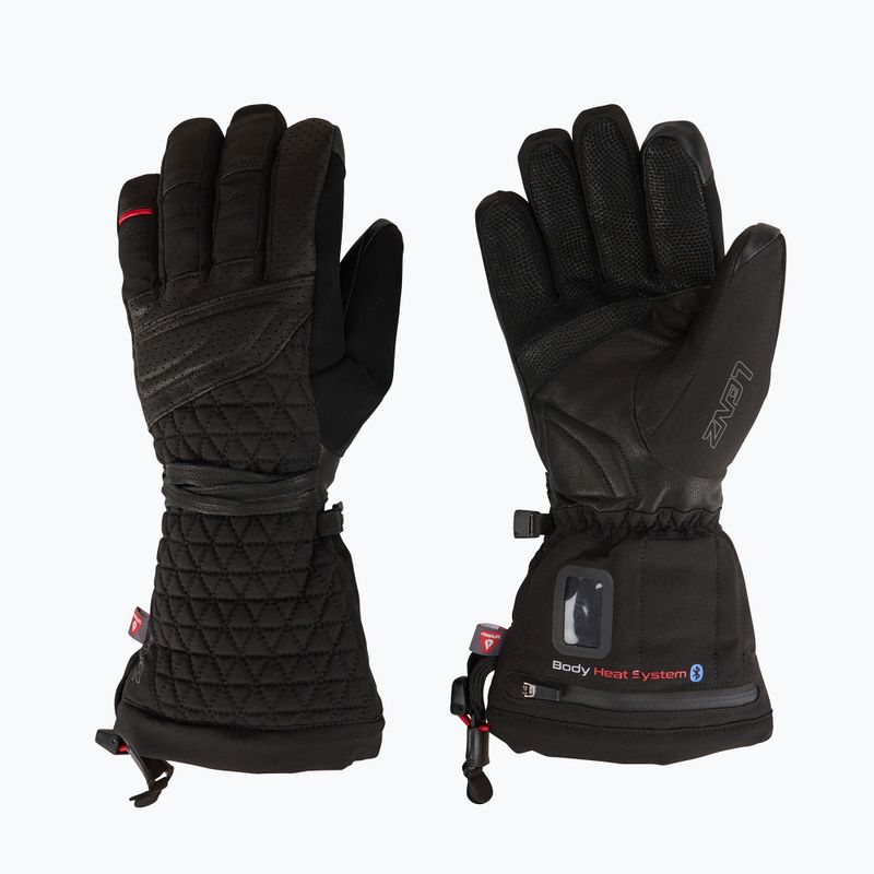 Skihandschuhe Damen Lenz Heat Glove 6.0 Finger Cap black