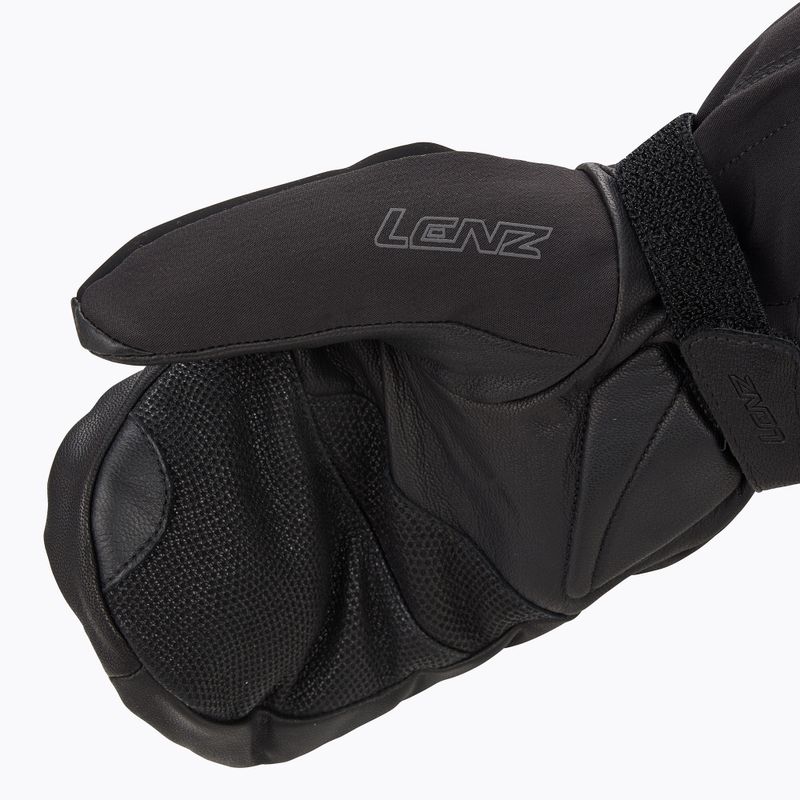 Skihandschuhe Lenz Heat Glove 6.0 Finger Cap Mittens black 5