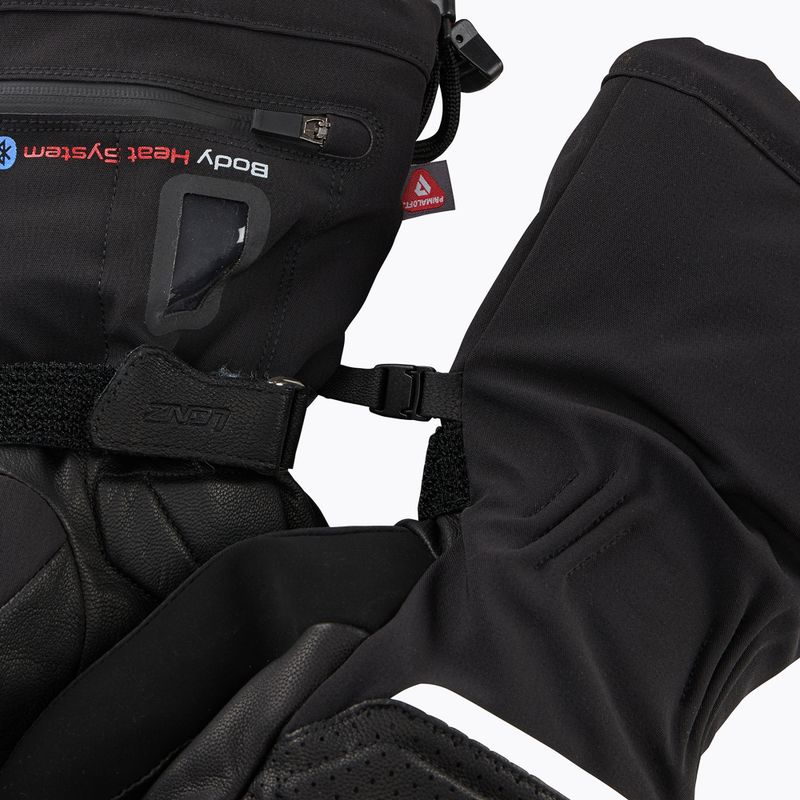 Skihandschuhe Lenz Heat Glove 6.0 Finger Cap Mittens black 6
