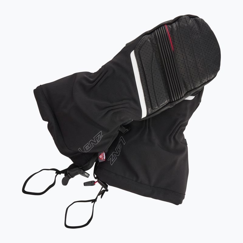 Skihandschuhe Lenz Heat Glove 6.0 Finger Cap Mittens black 7