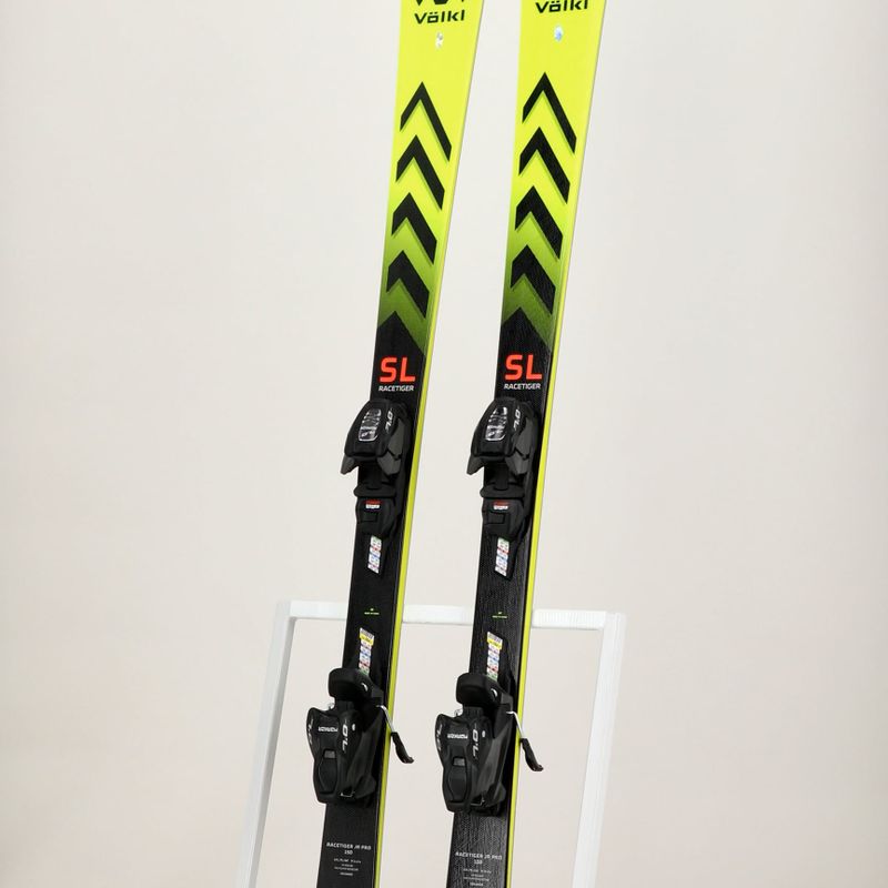 Kinder-Abfahrtsski Völkl Racetiger Junior Pro + 7.0 VMotion Jr flo gelb/schwarz 7