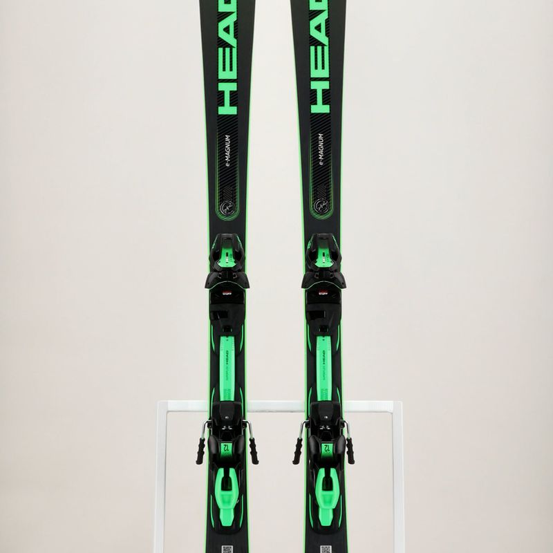 HEAD Supershape e-Magnum SW SF-PR + PRD 12 schwarz/neongrün Abfahrtsski 7