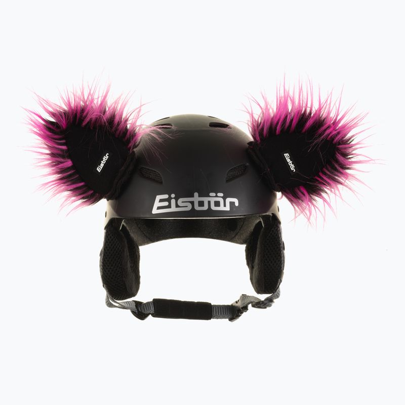 Ohrenaufsatz für Kinderhelm Eisbar Kekos pink/black 2