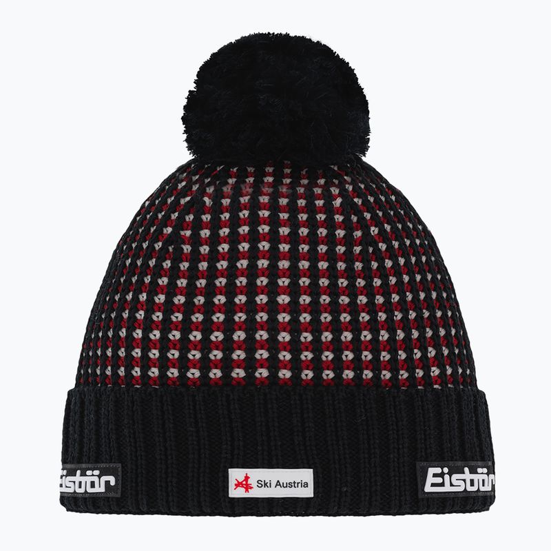 Wintermütze Eisbar Flow Os Pompon Rl Ska black/sandstone/burgundy