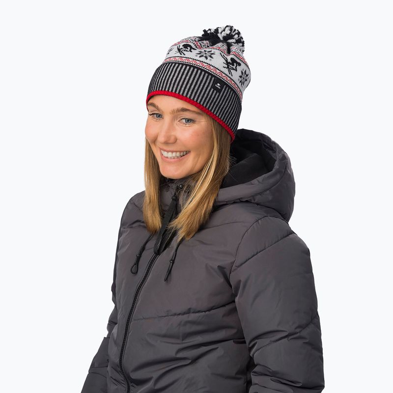 Wintermütze Eisbar Retroski Pompon black 3
