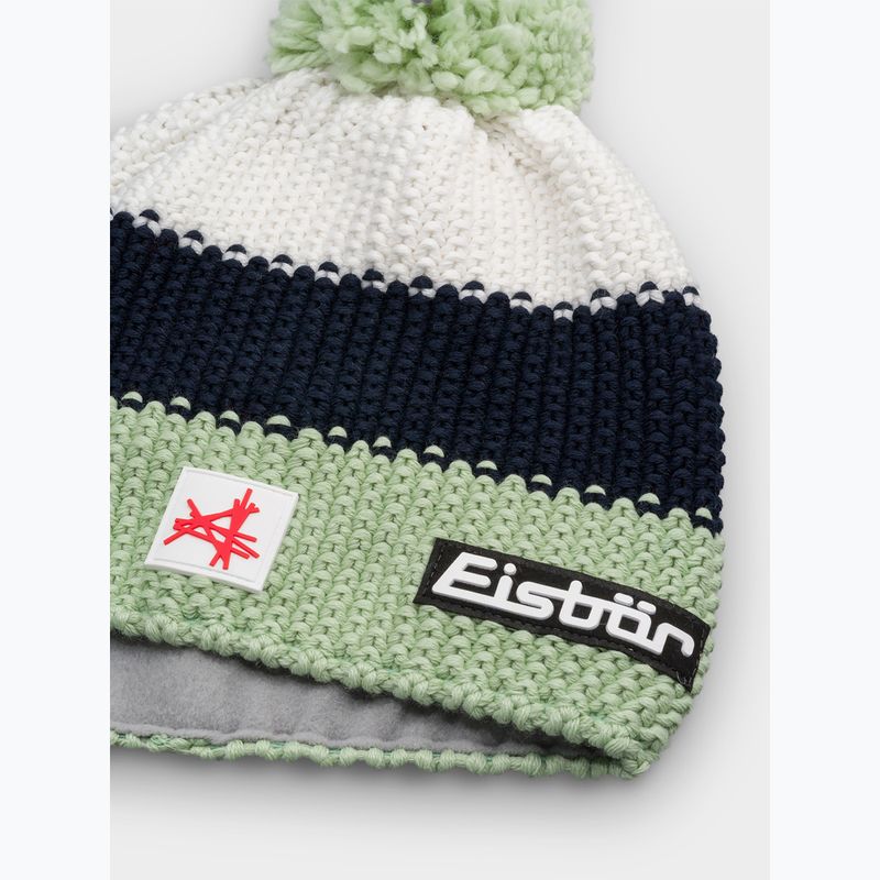 Wintermütze Eisbar Star Pompon SA mint green 2
