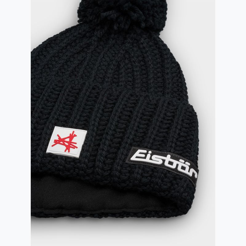 Wintermütze Eisbar Ronda Pompon SA black 2
