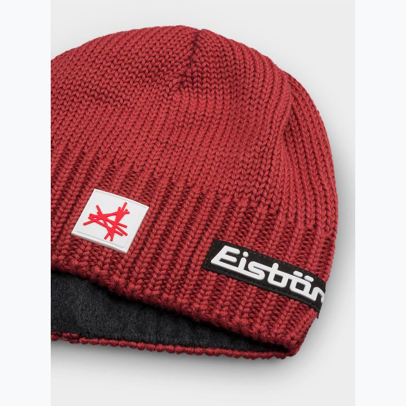 Wintermütze Eisbar Trop SA crimson sky 2