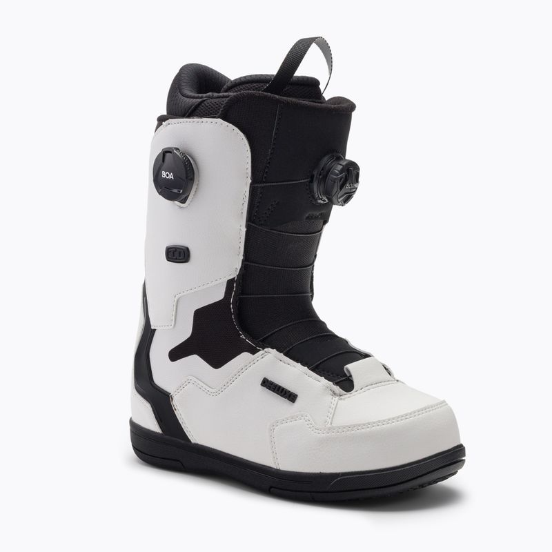 Herren Snowboardschuhe DEELUXE Id Dual Boa weiß/schwarz 572115-1000