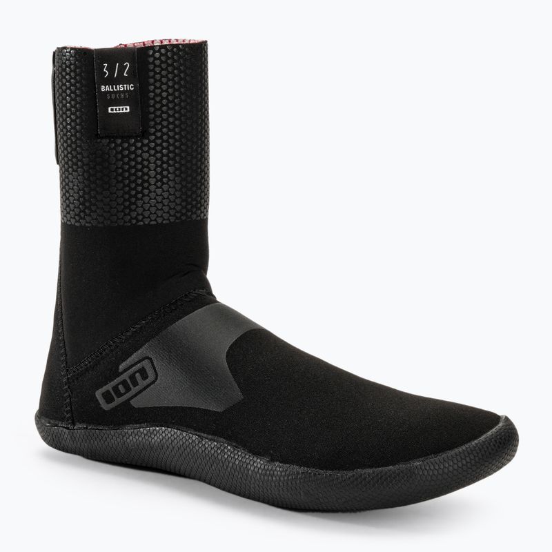 Neopren Socken ION Socks Ballistic 3/2 Round Toe black