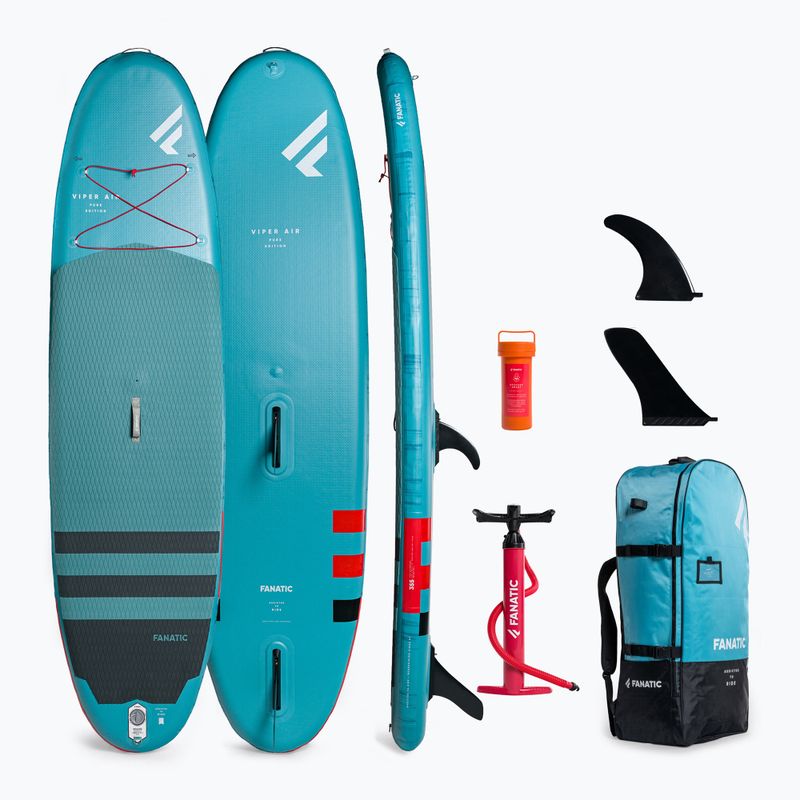 SUP Brett Fanatic Viper Air Windsurf 11'0  blau 13200-1148