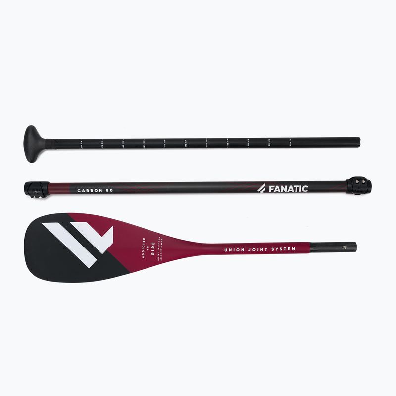 SUP Paddel 3-teilig Fanatic Carbon 80 Verstellbar schwarz 13200 6