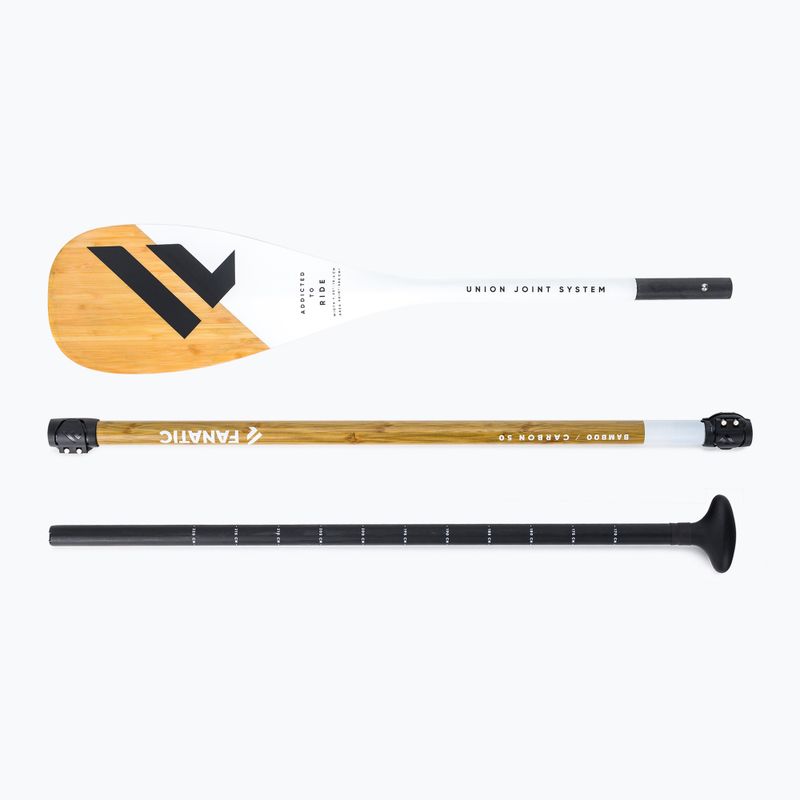 SUP Paddel 3-teilig Fanatic Bamboo Carbon 50 Verstellbar braun 13200-1307 5