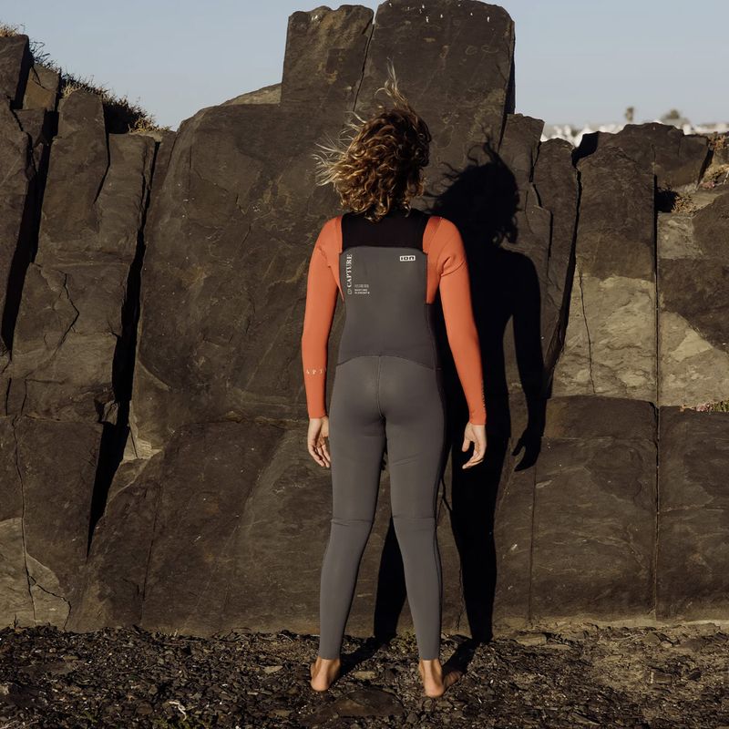 Surfanzug Kinder ION Capture 4/3 Front Zip Jr steel blue/red 6