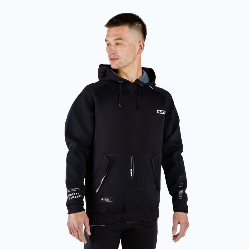 Herren Neopren-Sweatshirt ION Hoody Neo 2mm schwarz 48212-4106