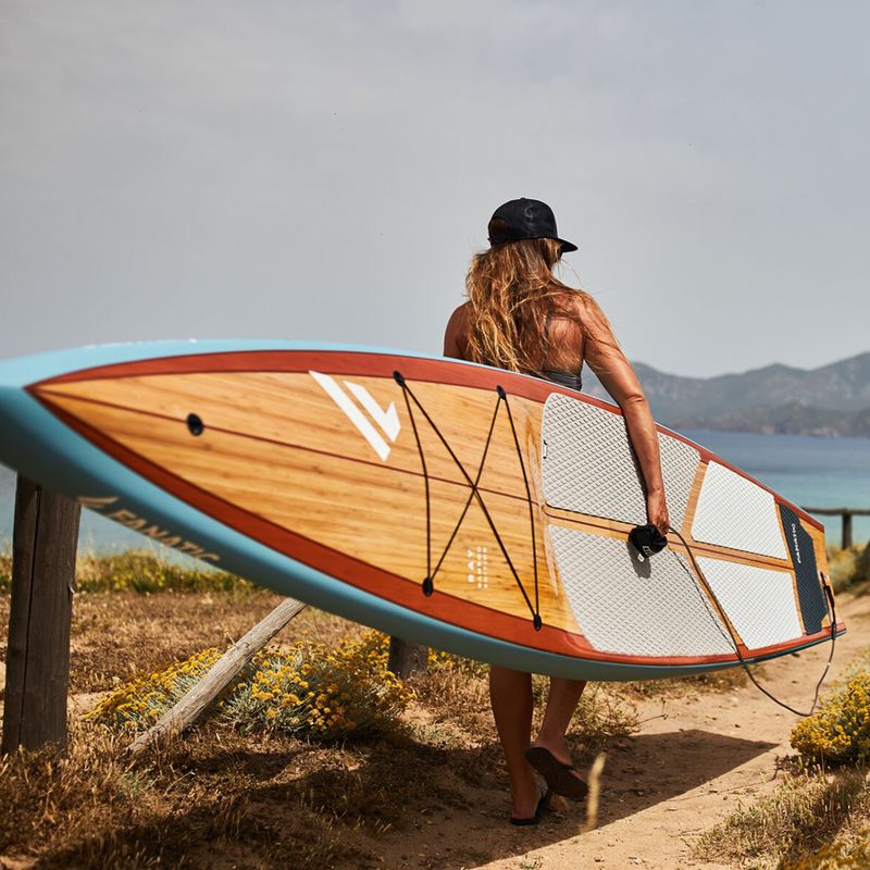 SUP Brett Fanatic Ray Bamboo Edition 12'6  braun 13210-1114 10
