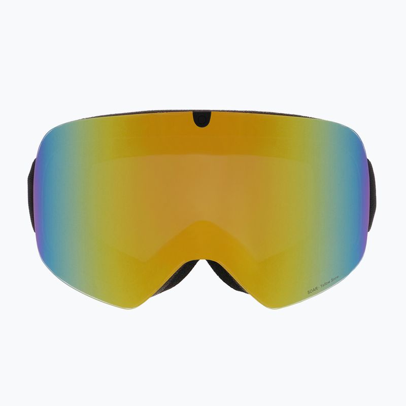 Red Bull SPECT Soar matt schwarz/dk anthr grau/gelb mirr/yell Schnee-Skibrille 2